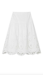 Edna Embroidered Skirt