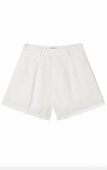 Elodie Embroidered Linen Shorts
