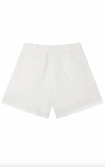 Elodie Embroidered Linen Shorts