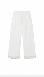 Dasha Eyelet Linen Pants