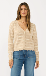 Tawny Striped Cardigan