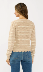 Tawny Striped Cardigan