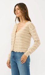 Tawny Striped Cardigan