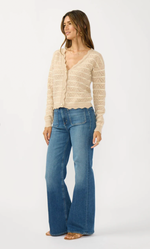 Tawny Striped Cardigan