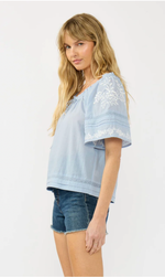 Pauline Embroidered Top