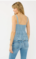 Leni Eyelet Tank Top