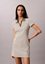 Monologo Rib Stripe Mini Dress