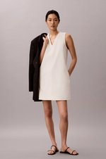 Interlock V-Neck Mini Dress