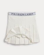 Girls Stretch Mesh Boxy Polo Shirt & Skort
