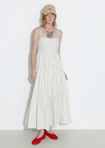 Strap Striped Cake Dress