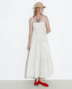 Strap Striped Cake Dress