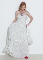 Wist Gathered Floral Sling Dress