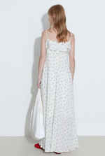 Wist Gathered Floral Sling Dress