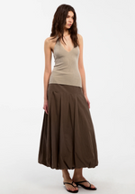 Wool Blend Knit Halter Top
