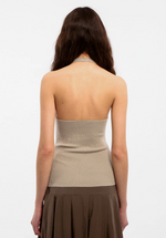 Wool Blend Knit Halter Top