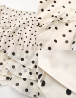 Polka Ruffle Asymmetrical Skirt