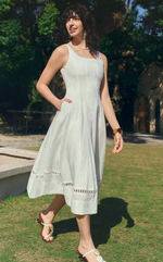 Fenton Panel Linen Dress