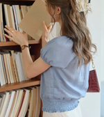 Lyra Round Neck Embroidery Blouse