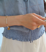 Lyra Round Neck Embroidery Blouse