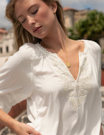 Claire Embroidered Blouse