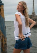 Seaborn Embroidered Top