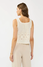 Amelia Eyelet Tank Top