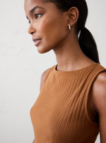 Pointelle Ribbed Boatneck Top