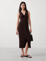 Button-Through Midi Dress