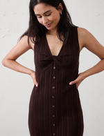 Button-Through Midi Dress