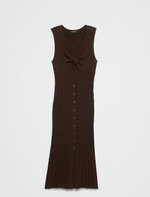 Button-Through Midi Dress