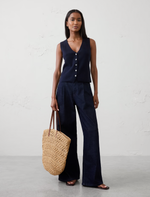 V Neck Button Sweater Vest