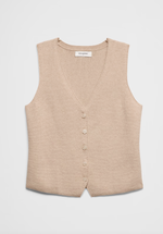 V Neck Button Sweater Vest