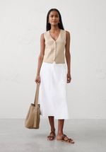 V Neck Button Sweater Vest