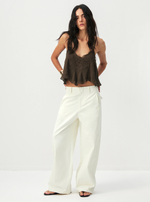 Lyocell Lace Ruffled Camisole