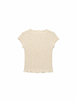 Gingham Print Ruffle-Edge Top