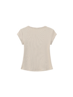 Modal Square Neck Short-sleeved T-shirt