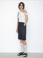 Slim-Fit One-Shoulder T-Shirt
