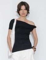 Slim-Fit One-Shoulder T-Shirt