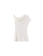 Slim-Fit One-Shoulder T-Shirt