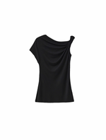 Slim-Fit One-Shoulder T-Shirt