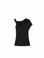 Slim-Fit One-Shoulder T-Shirt