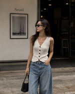 Slim Fit Knit Vest
