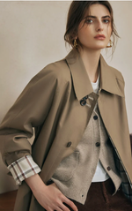 Liam Reversible Cotton Trench Coat