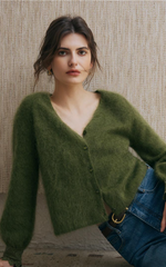 Murphy Brushed Merino Wool Cardigan