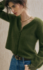 Murphy Brushed Merino Wool Cardigan