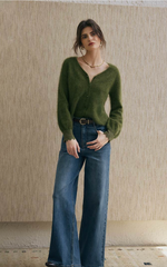 Murphy Brushed Merino Wool Cardigan