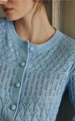 Hannah Cashmere Cotton Blend Cardigan