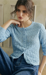 Hannah Cashmere Cotton Blend Cardigan