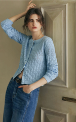 Hannah Cashmere Cotton Blend Cardigan