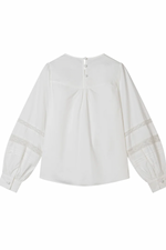 Julian Appliqué Cotton Blouse